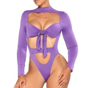 Sexy Purple Swimsuit